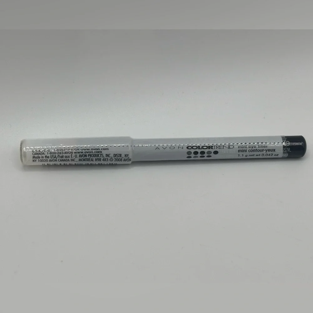 Avon Color Trend Mini Eye Liner Pencil Black New Sealed 2008